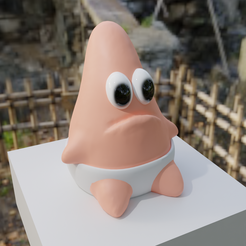patd.png Free STL file Baby Patrick・Object to download and to 3D print
