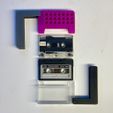 Cassette2.JPG 灵感源自 Memorex 的铰链盒式录音机盒