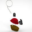 Render-LLAVERO-CASCO.136.jpg Motorcycle helmet motorcycle keychain keychain keyring color assembled don't need support