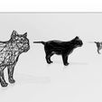 1.jpg Cat - Cat - Voxel - LowPoly - Wireframe 3D Model Print
