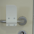 3.png Free STL file Printed Door Opener to Help Against the Spread of Coronavirus・Template to download and 3D print