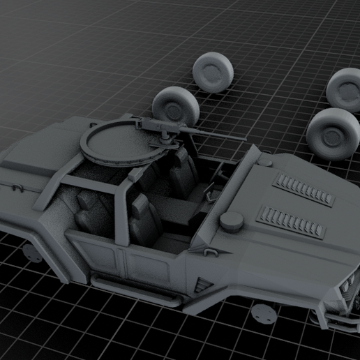 SOC-T black ops 2 vehicle armoured car 3D PRINT MODEL