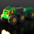 SHERP-WITH-LIGHTS-ON.jpg SHERP 1:16 – 100% 3D PRINTABLE AMPHIBIOUS RC TRUCK WITH TRAILER | SERVO DRIVE | DIY STL