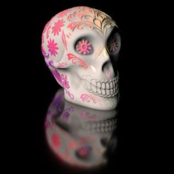 ShopA.jpg Calavera Flores de azúcar
