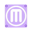 MB_M_Plate.STL Makerbot M Logo LED Nightlight/Lamp