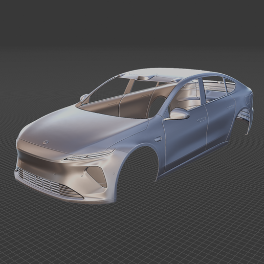 NIO ET7 2021 Body Ready for 3D Printing