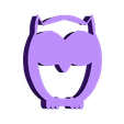 uhu13.stl Owl cookie cutter