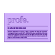 profe.stl FRAME LITHOPHANE DEFINITION: TEACHER