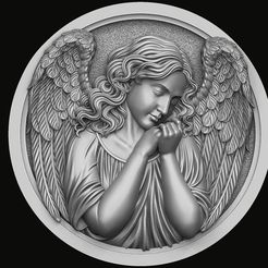 180.3.jpg Colgante de ángel Modelo de impresión 3d