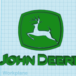 Capture.png STL file John Deere Logo・3D printing idea to download, HostagePotatoChips
