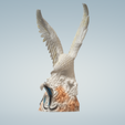 Untitled.png Eagle with Sanke beautiful Real Statue