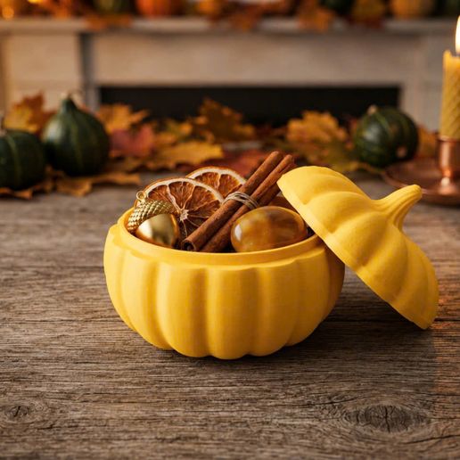 Pumpkin Storage Bowl 3D model