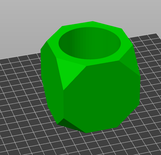 Common polymer matte 3D model