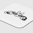 Powerpuff-Coaster.jpg For AMS - Cartoon Network Coasters (6)
