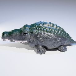 7.jpg Fichier STL Mini crocodile・Design imprimable en 3D à télécharger