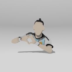 E0B6BA20-EB45-49E3-94B1-6D4DAE141738.jpeg STL file Di Maria Goal France Key ring・3D printable model to download