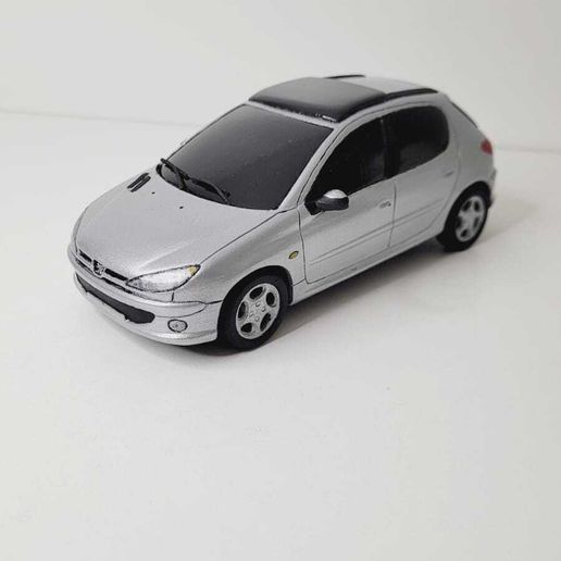 peugeot 206 escala 1/24 3D model