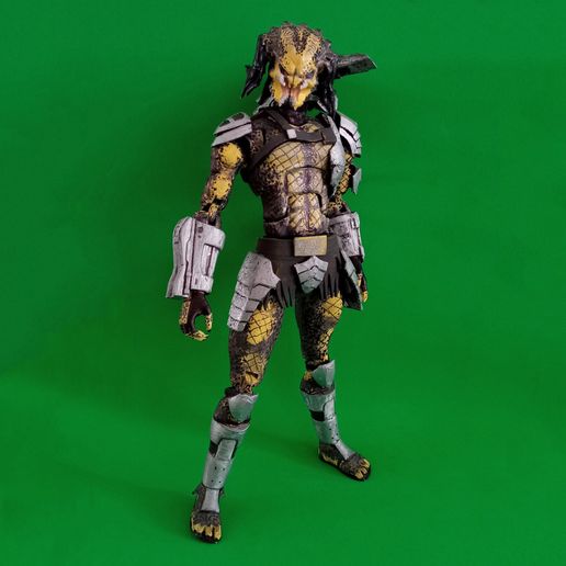🏹 Predator jungle hunter action figure・ STL File for ・Cults