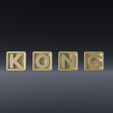 KONG-06.png K-O-N-G Letters - Donkey Kong Country