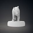 03.jpg Low Poly Panther Statue