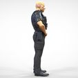 P1-1.20.jpg N1 American Police Officer Miniature Updated Pose 3D print model