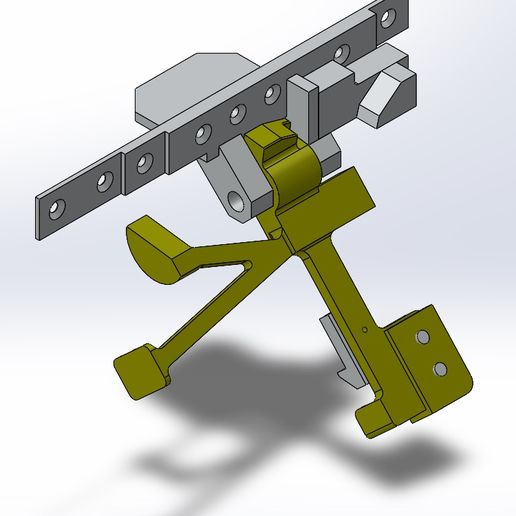 F-16 cockpit Canopy Spider 3D model
