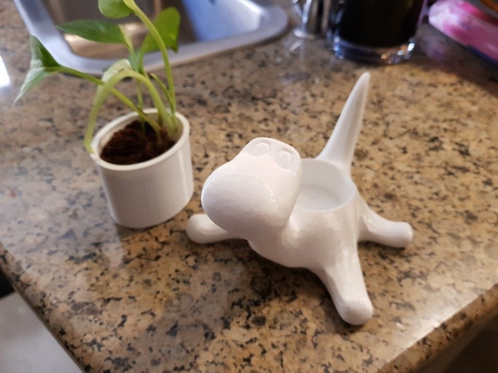 20190315_140200.jpg Download file Dinosaur plant pot • 3D printer template, 3dprintlines