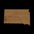 2.png Topographic Map of South Dakota – 3D Terrain