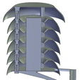 stevenson_cut.png solar radiation shield, modular Stevenson Screen; TX 22 Technoline weather box