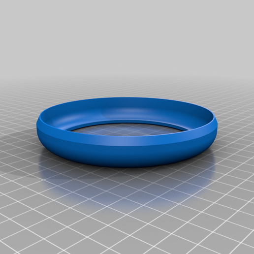 Round edge cookie cutter - 3D model önizlemesi