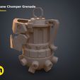 Template-3Demon-scene-2021-Normal-Camera-1.132.jpg 3D-Datei Arkane Chomper-Granate・Modell zum Herunterladen und 3D-Drucken