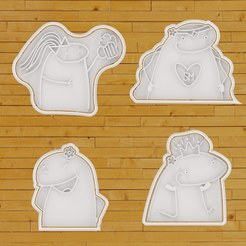 untitled.png Datei STL COOKIE CUTTER flork Frauen 1・Design für 3D-Drucker zum herunterladen
