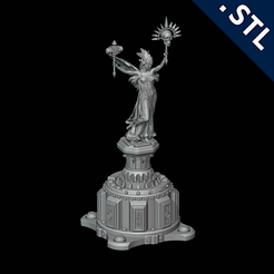1_War.png Download STL file Angel of War (Statue) • 3D printable template, Trigonum-VR