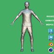 Partey_10.jpg 3D Rigged Thomas Partey Arsenal 2024