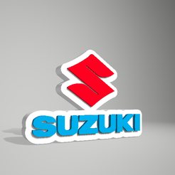 susu.png STL-Datei Suzuki-Logo [Einfacher Druck] [Einfacher Druck・Modell zum Herunterladen und 3D-Drucken