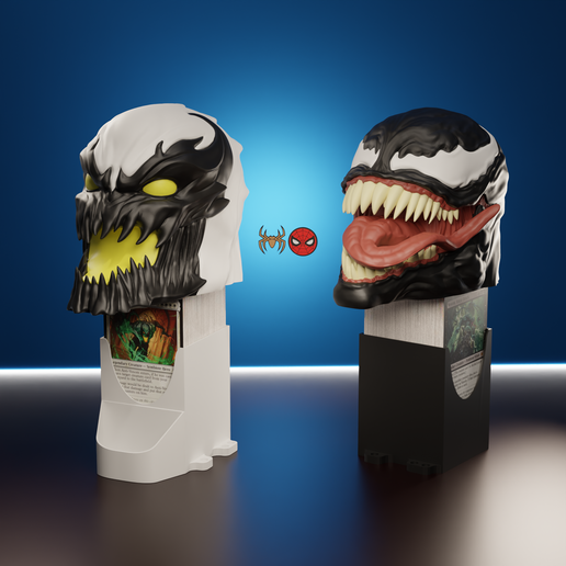 MTG Marvel DECK BOX COMPATIBLE WITH COMMANDER DECKS: AntiVenom vs Venom  #090 - Cults3D 3D Model | 3Drop