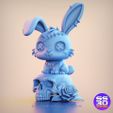 rabbitskeleton-stl-vodoo-3dprintables-stl-ss3dprintables-3.jpg Zombie Bunny STL Skully Snuggle  3d