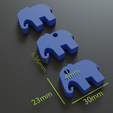 2-size.png Sprinkle Stencil Elephant Design.