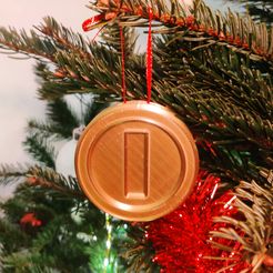 IMG_20211205_165249__01.jpg Archivo STL gratis Adorno de Navidad con monedas de Super Mario・Objeto imprimible en 3D para descargar
