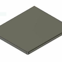 Blank-Lid-Design.jpg 3MF file Magic The Gathering Commander Deck Box Lid - Blank・3D printer model to download