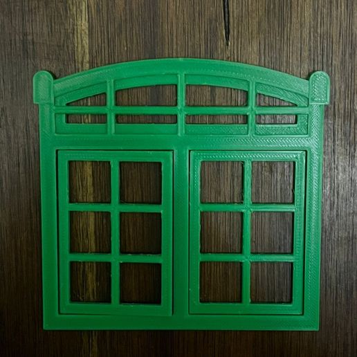 P-1.jpeg 1/12 Hinged Dollhouse window (Model No.14)