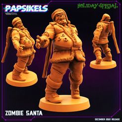 720X720-zombie-santa.jpg Fichier 3D SANTA ZOMBIE・Plan pour imprimante 3D à télécharger