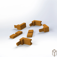 7.png 7 Piece Modular Fence Set (Sharp & Rounded Edge Options)