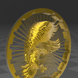 Screenshot_5.png Eagle Desktop Sculpture - Suspended 3D - Thread Art