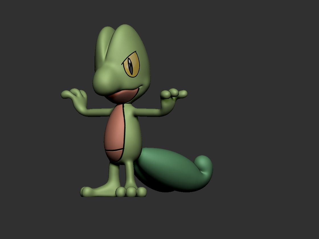 STL File Treecko Pokemon・3D Printable Model To Download・Cults