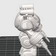 Mecha-Sentinel-3-Lateral-Derecho-STL.png Aegis-03 Warden - STL Defence Guardian Mecha (Научно-фантастическая миниатюра / 70 мм печатный робот)