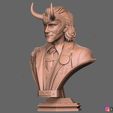08.jpg Loki Bust - TV series 2021 - Marvel Comics 3D print model