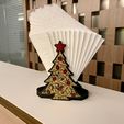 61.jpeg ✨ Shimmering Christmas Tree / Napkin Holder – Halogenic Smooth Plate Magic! 🎄✨