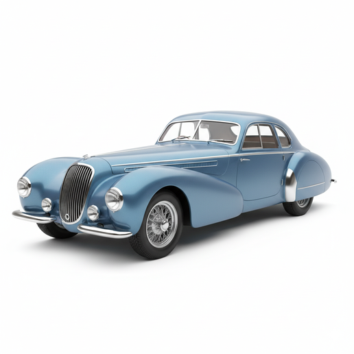 Talbot Lago T150-C-SS roadster STL, hypercar STL, car display model, retro car STL, car statue STL, lowered car STL, classic V8 car STL, electric car STL, rally car STL, modified car STL, parking lot diorama STL, printable car, body kit car STL, 4x4 STL,