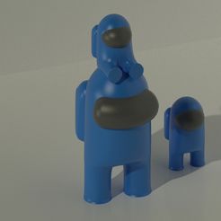 Amoung us family.jpeg Datei STL Among us - Family herunterladen • Design für 3D-Drucker, Tabulador